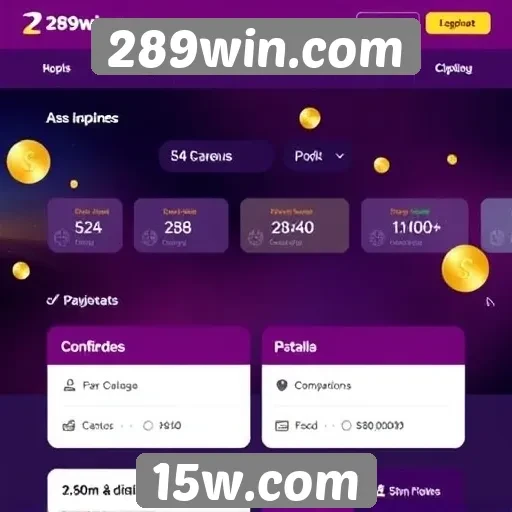 Opcões de pagamento disponíveis em 289win